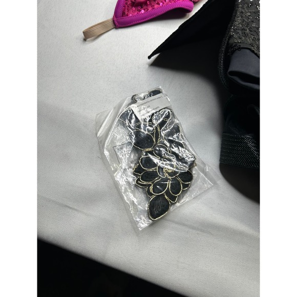 Weissman Dreamer 10503 Biketard Peplum Sequin Dance Costume in Plum Black Small - Picture 7 of 12